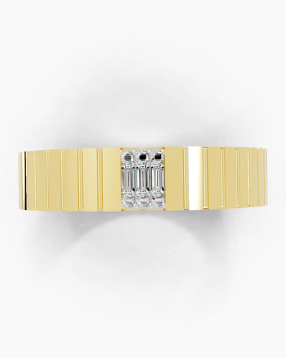 Baguette Matrix Men Ring
