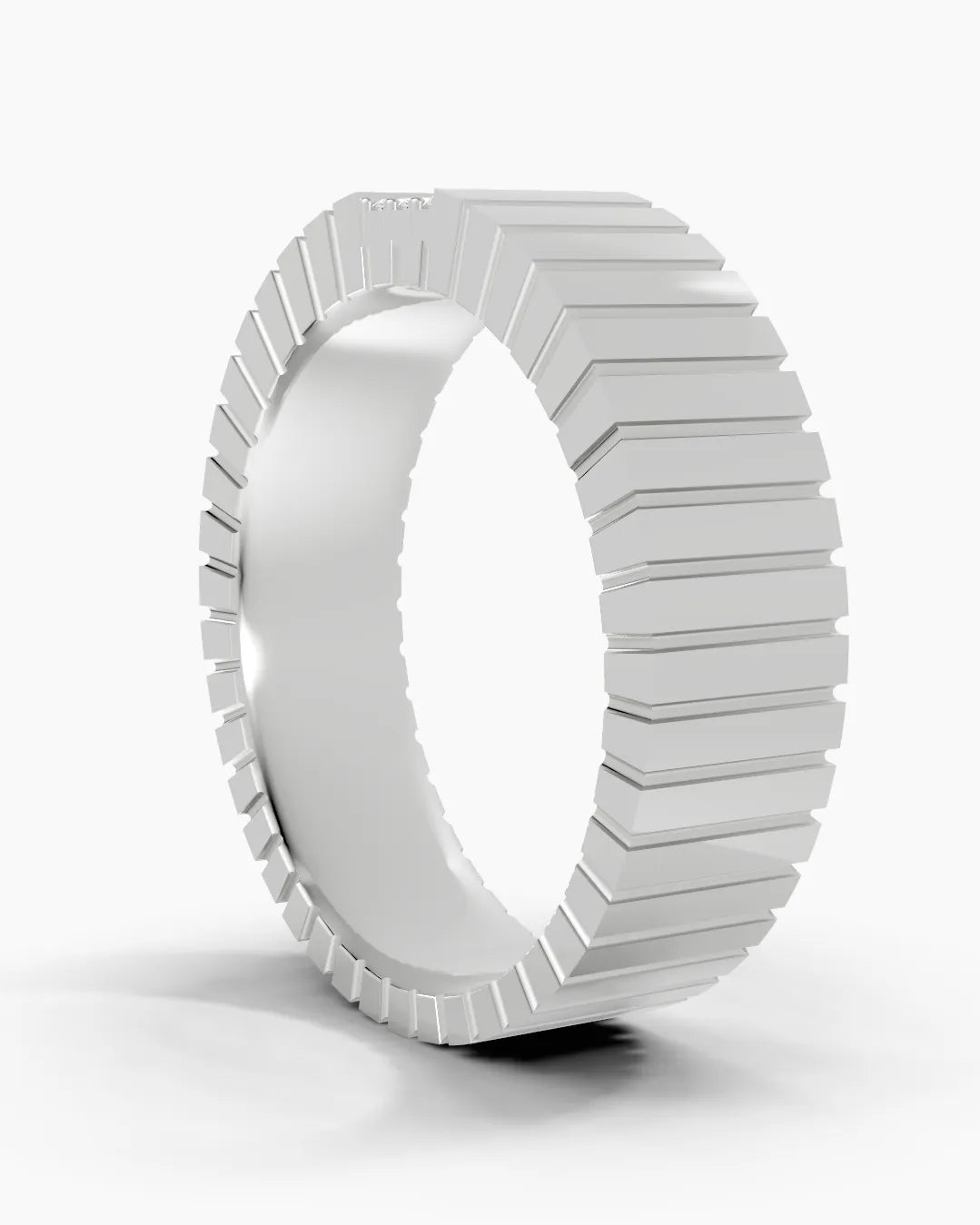 Baguette Array Men Ring