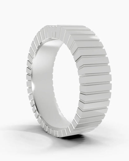 Baguette Array Men Ring