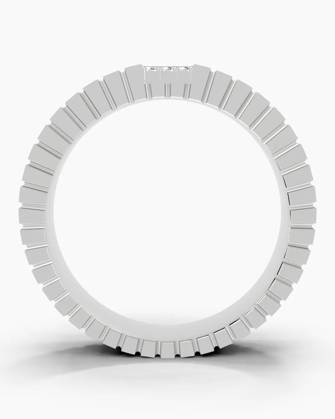 Baguette Array Men Ring