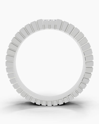 Baguette Array Men Ring