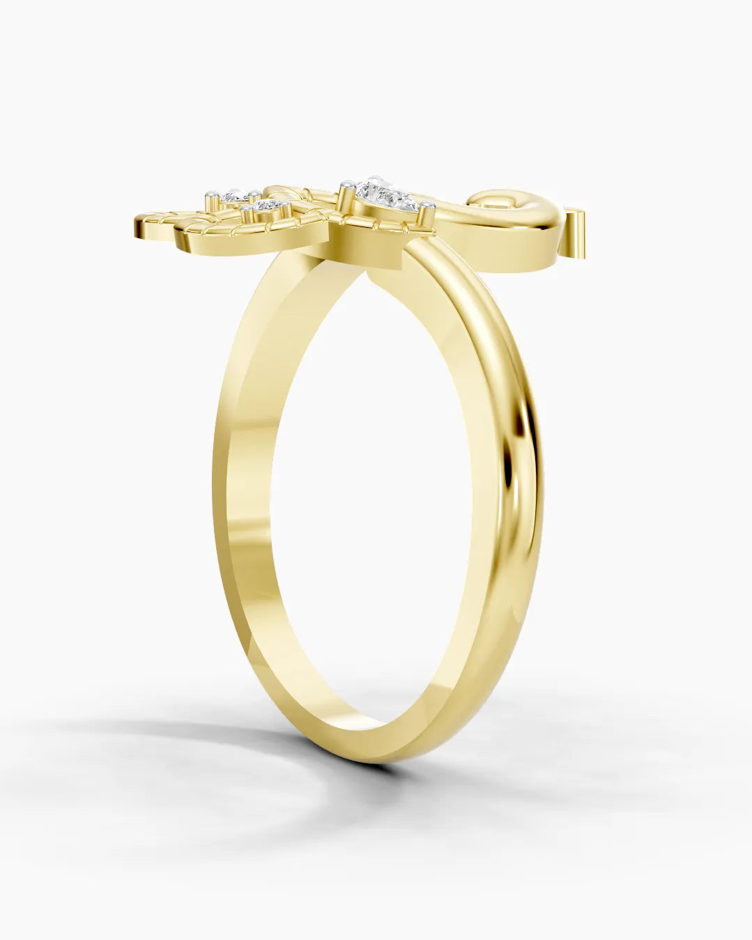 Feathered Whisper Women Ring