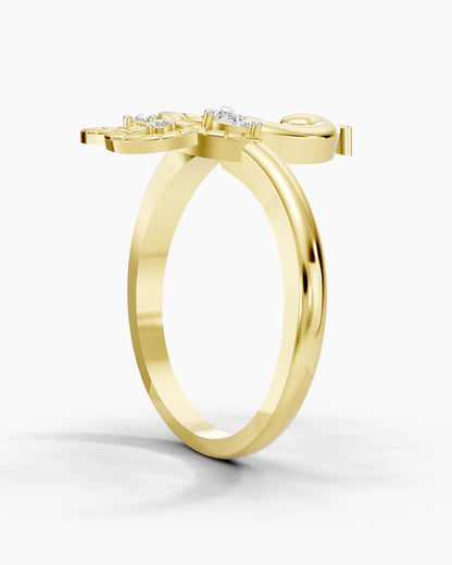 Feathered Whisper Women Ring