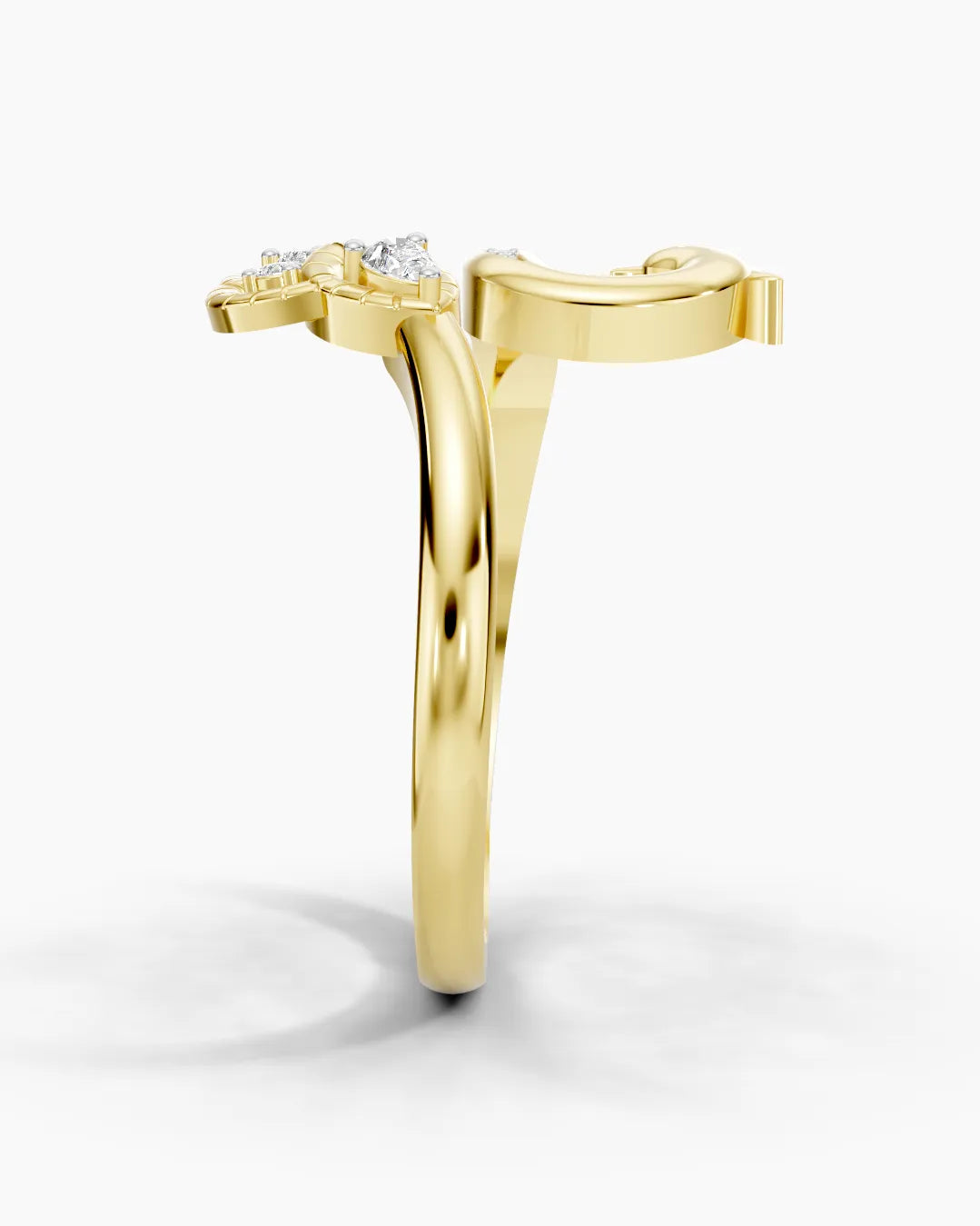 Feathered Whisper Women Ring