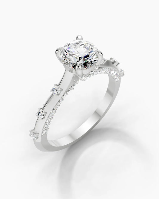 Gleaming Crest Women Ring