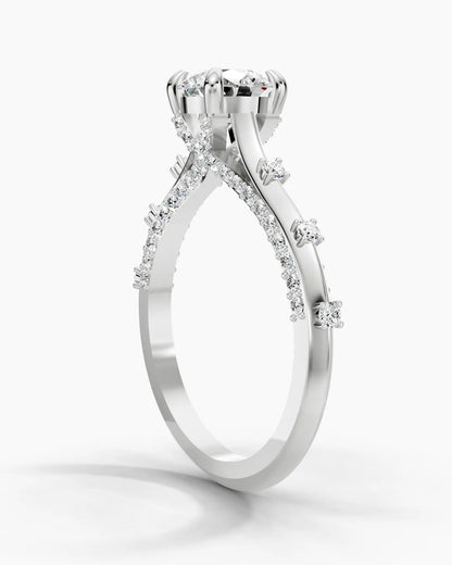 Gleaming Crest Women Ring