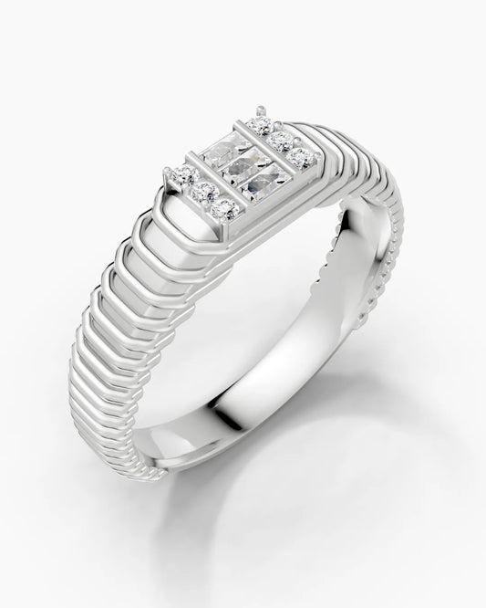 Baguette Horizon Men Ring