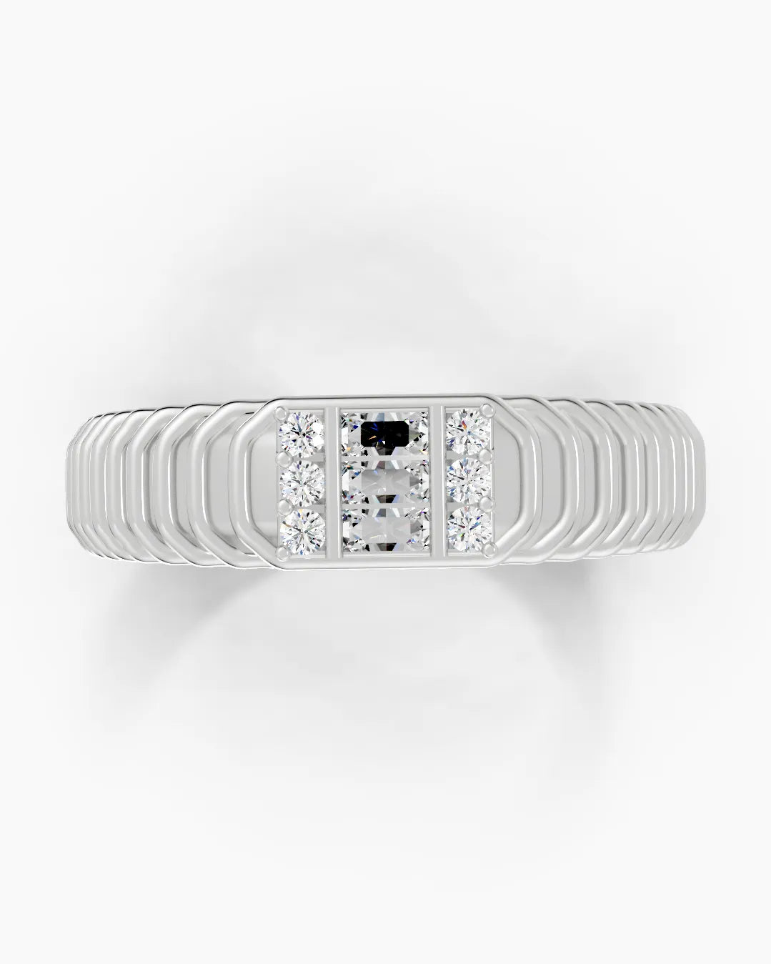 Baguette Horizon Men Ring