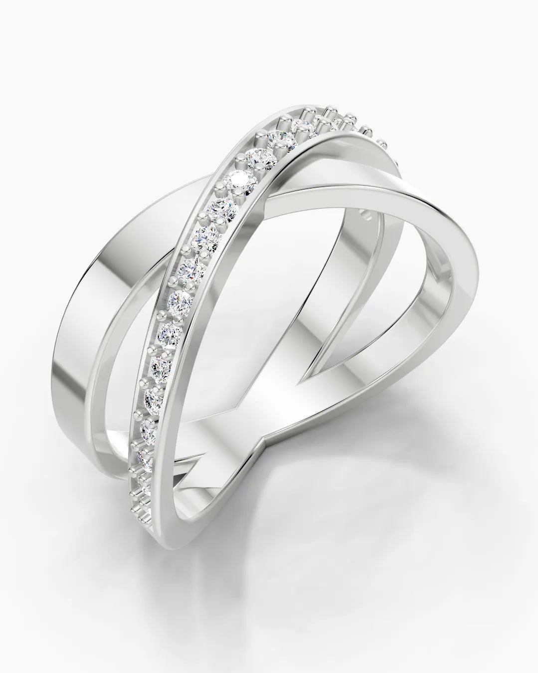Cross Path Women Ring