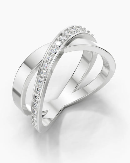 Cross Path Women Ring