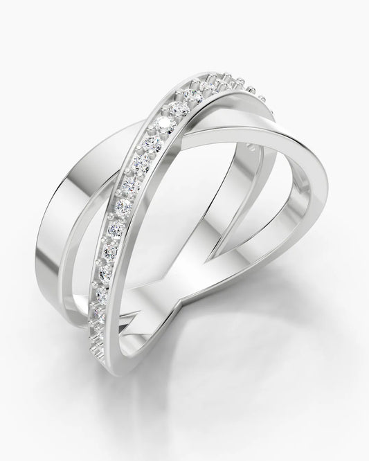 Cross Path Women Ring