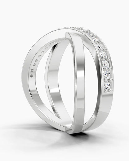 Cross Path Women Ring
