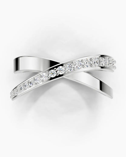 Cross Path Women Ring