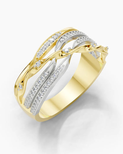 Blush Crossover Women Ring