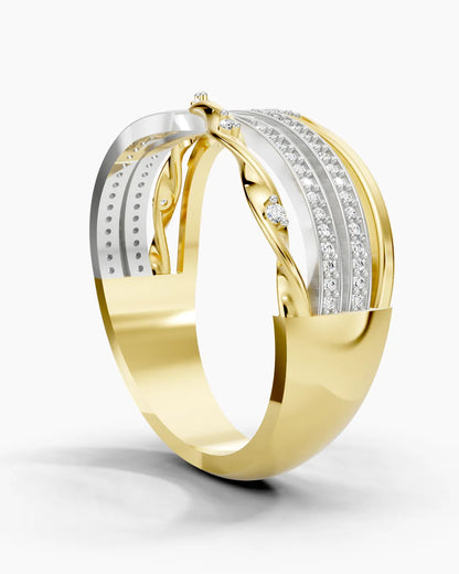 Blush Crossover Women Ring