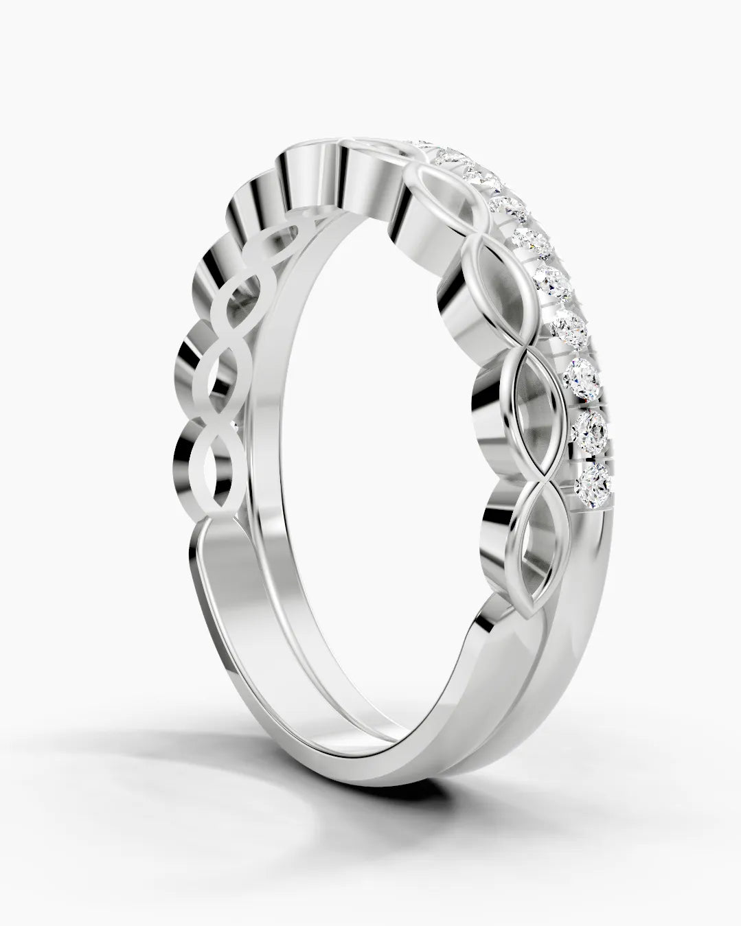 Entwine Diamond Women Ring