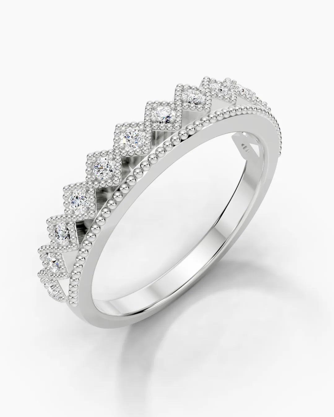 Linked Spark Women Ring