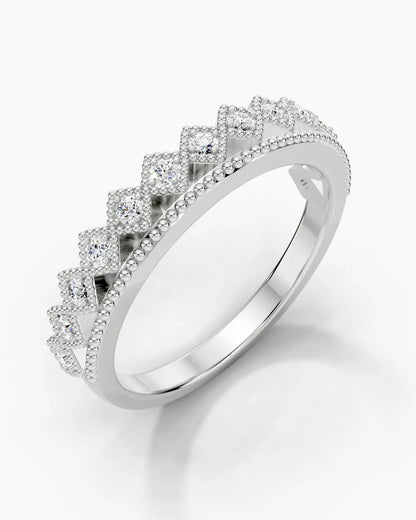 Linked Spark Women Ring