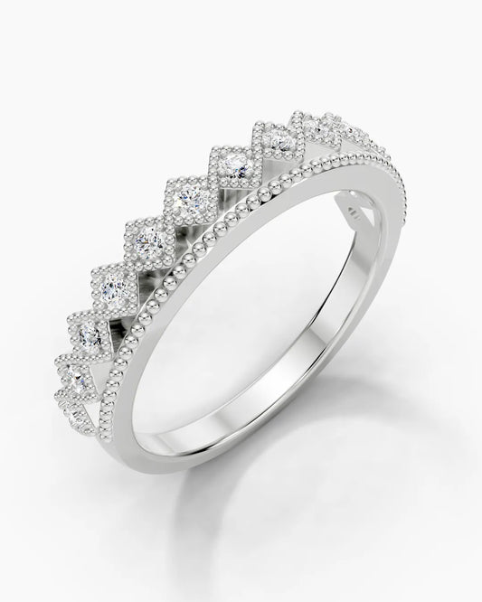 Linked Spark Women Ring