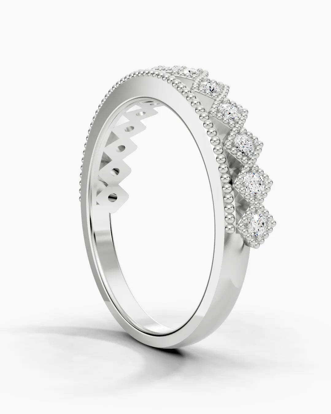 Linked Spark Women Ring