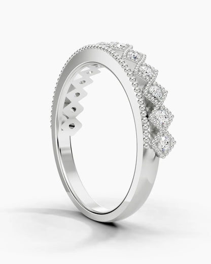 Linked Spark Women Ring