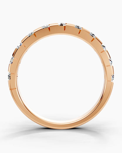 Lined Brilliance Women Ring
