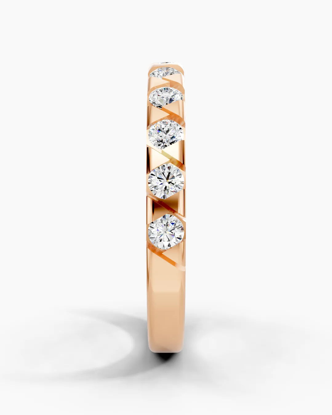 Lined Brilliance Women Ring