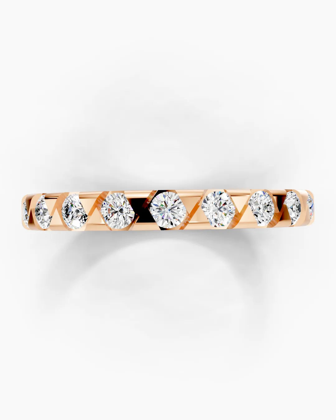Lined Brilliance Women Ring