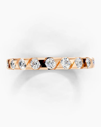 Lined Brilliance Women Ring