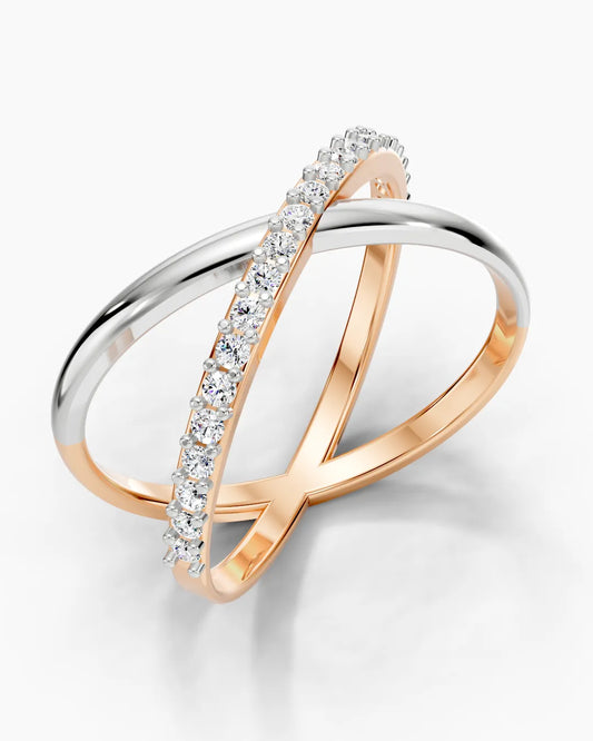 Round Cross Women Ring