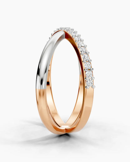 Round Cross Women Ring