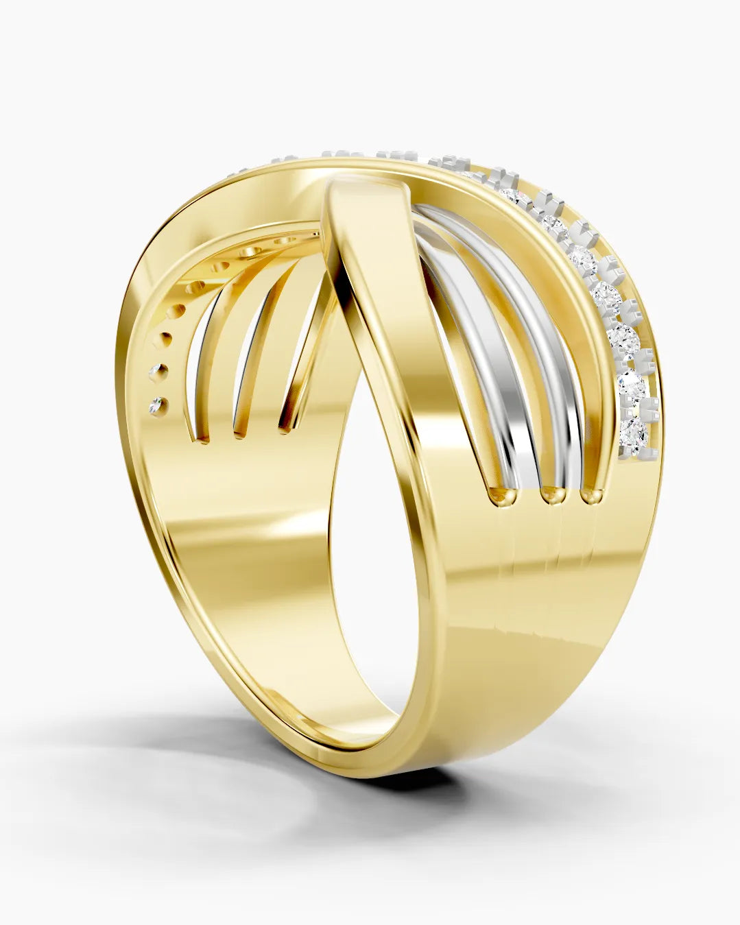 Bold Spiral Women Ring