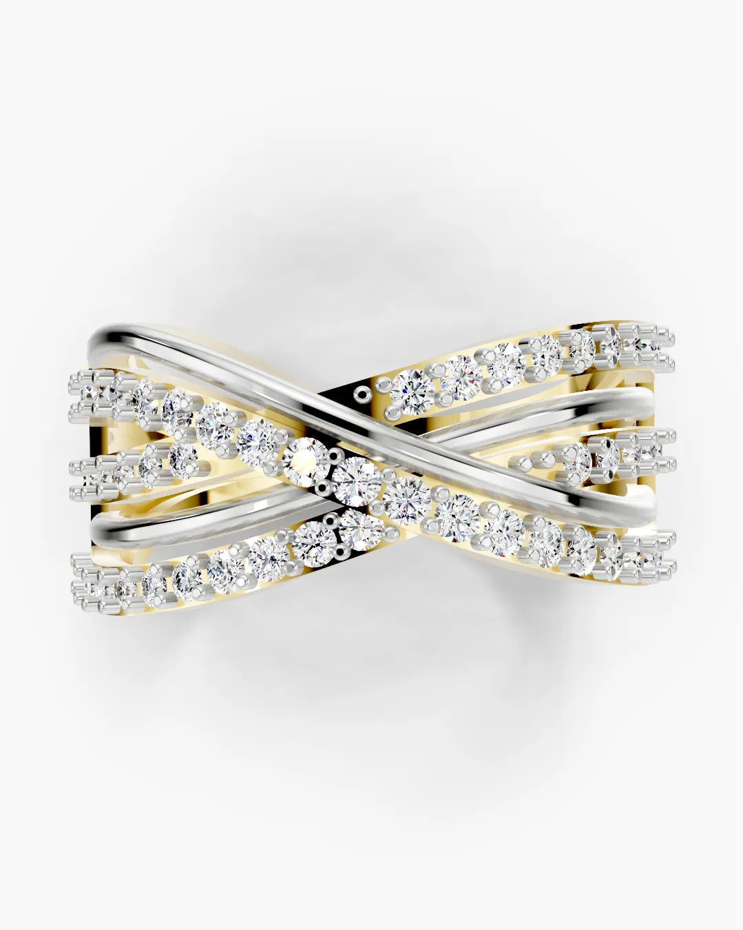 Broad Twisted Women Ring