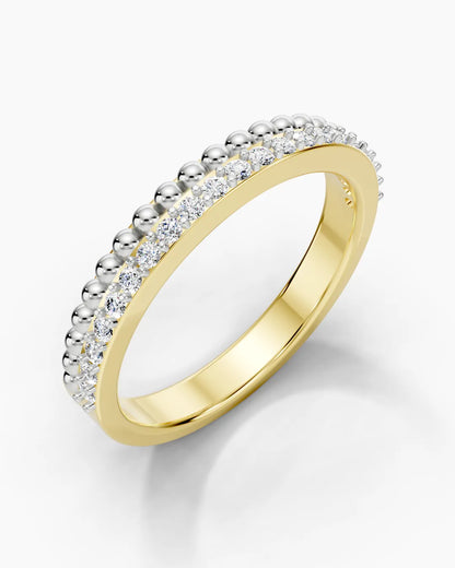 Beaded Eternity Women Ring