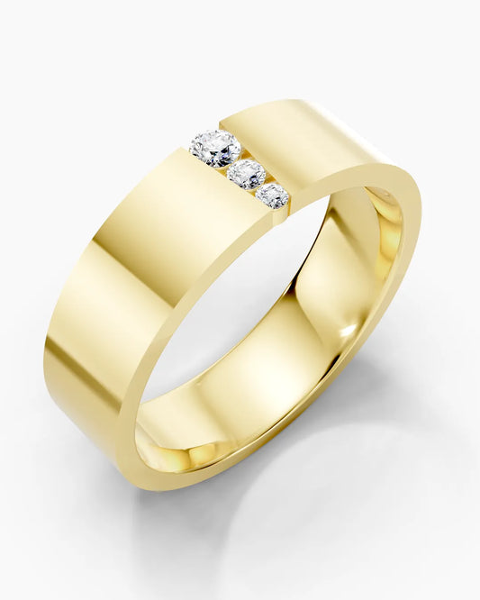 Tri Hold Men Ring
