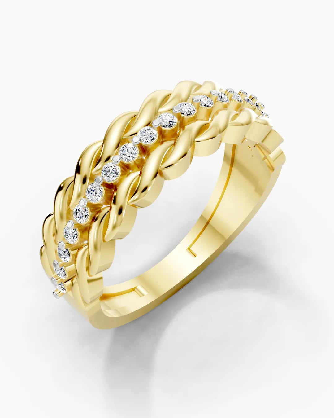 Shimmer Crest Women Ring