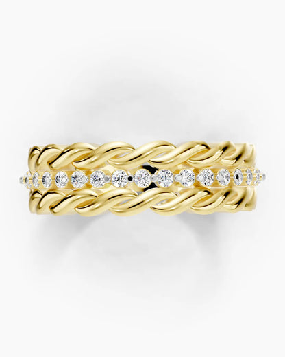 Shimmer Crest Women Ring