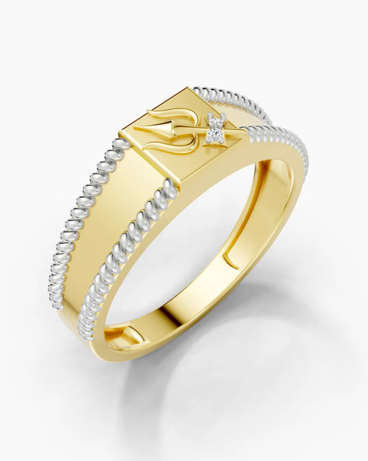 Trinity Flame Men Ring