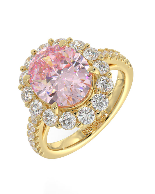 Pink Haze Women Ring