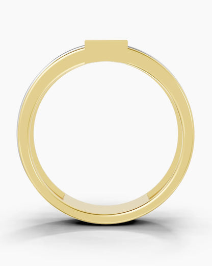 Signature Grid Men Ring