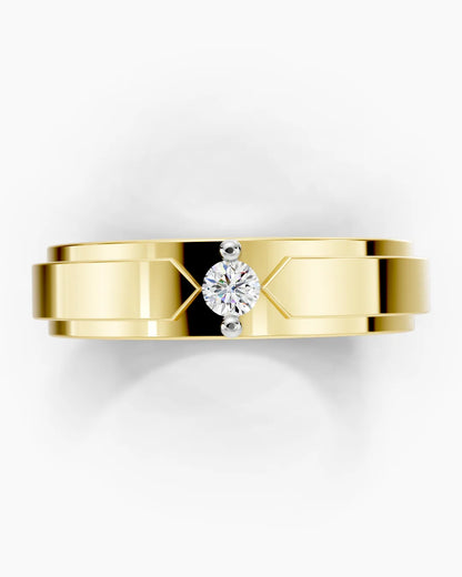 Grayscale Men Ring