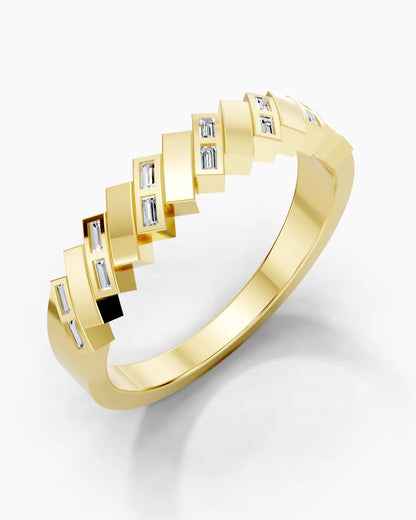 Crystal Cube Women Ring