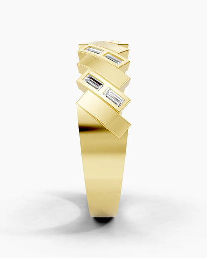 SparkleGrid Men Ring