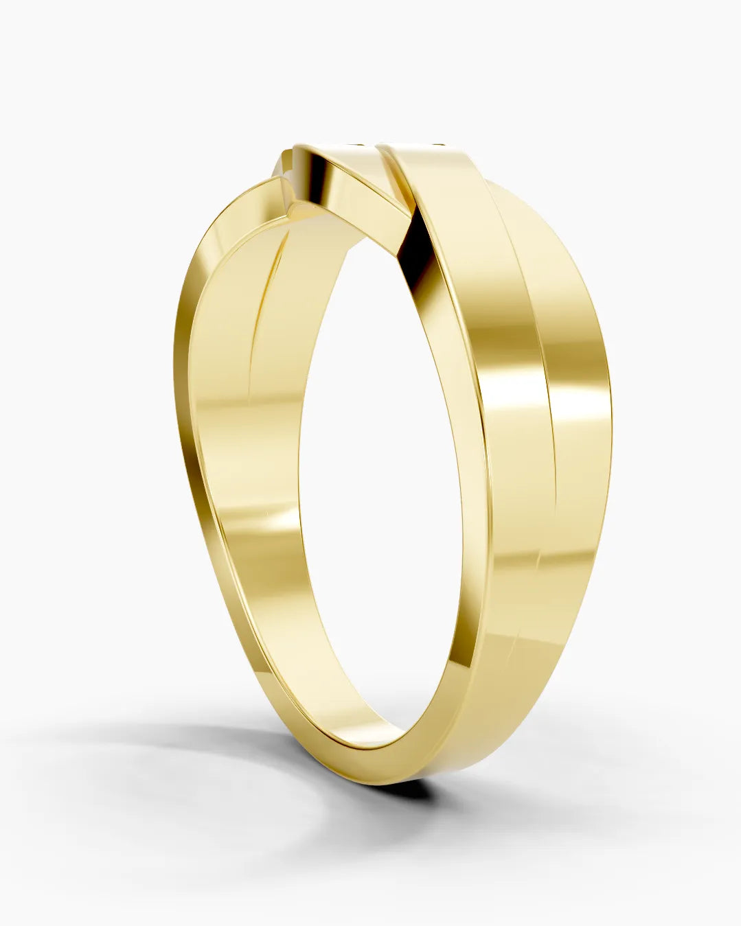 Bezel Set Men Ring