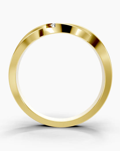 Bezel Set Men Ring