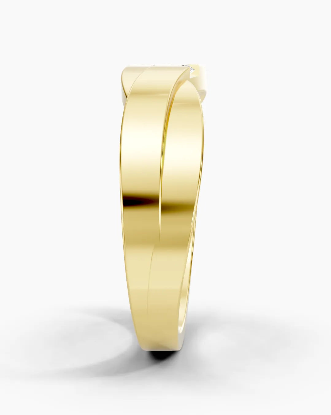 Bezel Set Men Ring
