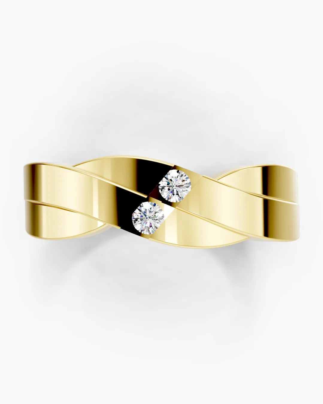 Bezel Set Men Ring