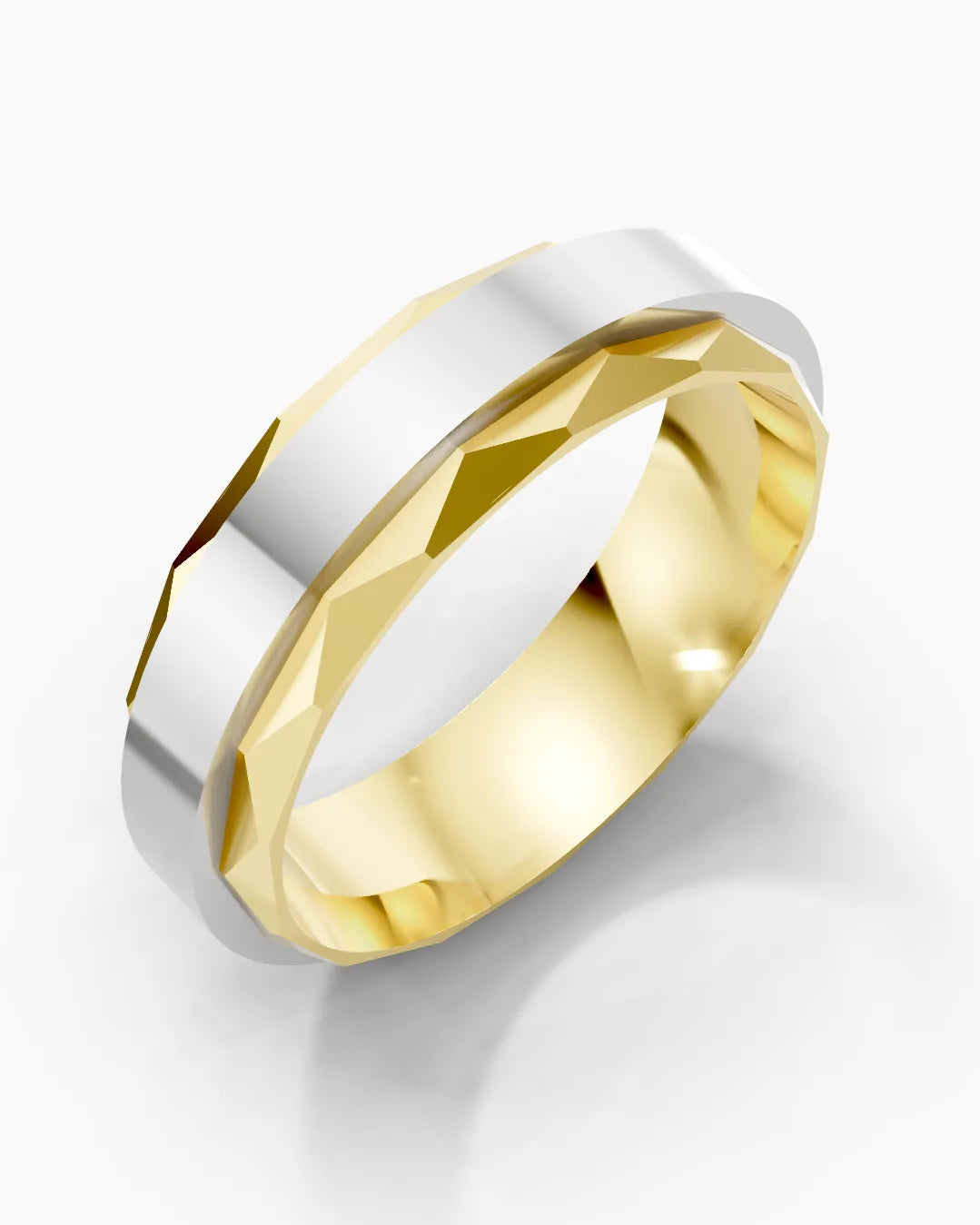 Hex Crest Men Ring