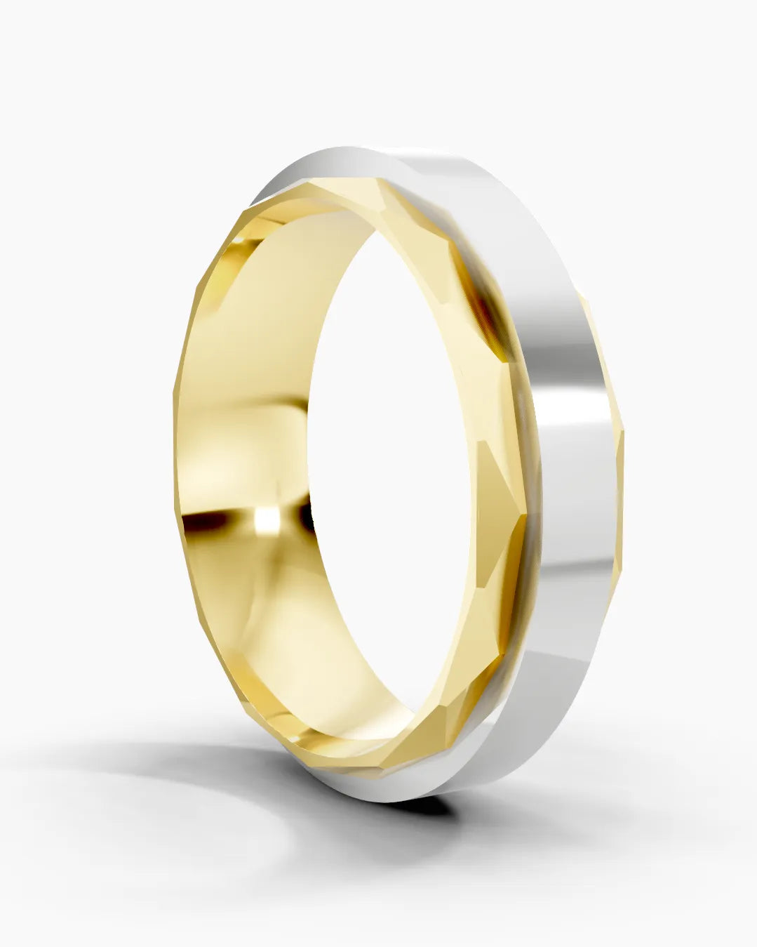 Hex Crest Men Ring