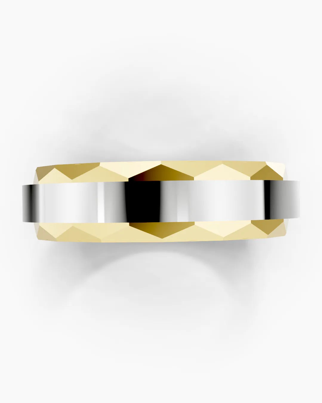 Hex Crest Men Ring